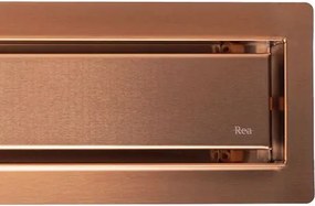 Линеен отводнител REA Neox pro Brushed Copper 60