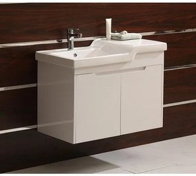Конзолен PVC шкаф ICP 8363 "МОНА" с умивалник, 83x47x63см