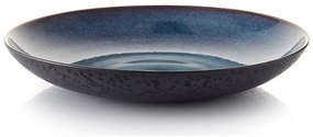 Черна/синя глинена купа ø 40 cm Gastro Dark Blue/Black – Bitz