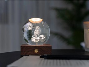 Преносима светлинна декорация с USB ø 8 cm Amber – Gingko