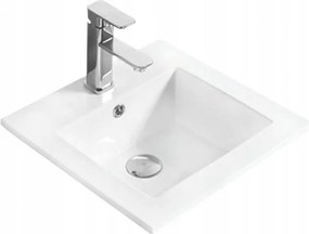 Mexen Stella мивка вградена в плот 41 x 41 cm, бяла - 25454100