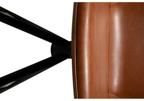 Коняк кафяв бар стол от изкуствена кожа DAN-FORM Дания , височина 87 cm Gaia - DAN-FORM Denmark