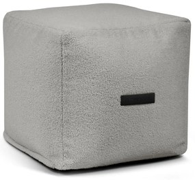 Светлосив пуф от букле Up! MooG – SLOWDOWN