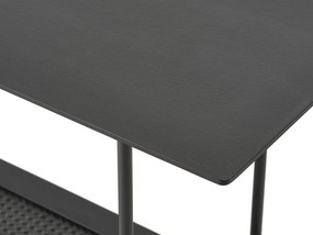 Черна конзолна маса 37x100 cm Pensacola – Unique Furniture