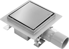 Линеен отводнител REA NEO 150x150 Nickel Brush