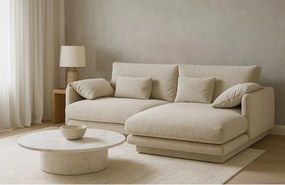 Бежов ъглов диван (десен ъгъл) Torino – Micadoni Home