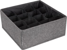 Сив органайзер за чекмеджета с 16 отделения Bigso Box of Sweden Drawer