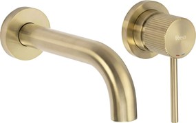 Смесител за вграждане Rea Lungo Stripe Brush Gold