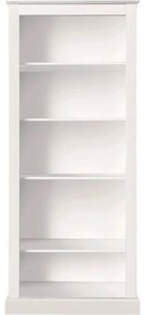 Бяла библиотека от масивен бор 181x31 cm Mille – Støraa