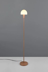 Подова лампа бронзова със стъклен абажур (височина 120 cm) Glenn – Reality