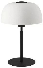 Eglo 900142 - Настолна лампа SOLO 1xE27/40W/230V черна/бяла
