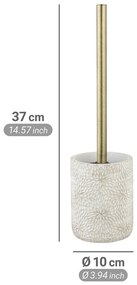 Бяла четка за тоалетна от полиресин Montalfano – Wenko