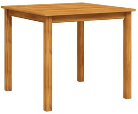 48606 vidaXL Градинска маса, 85x85x74 см, акация масив