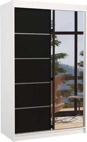 Гардероб Etienne 120 плъзгащ се-Leuko-Mauro