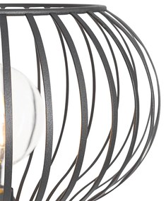 Модерна подова лампа черна - Saffira