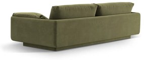 Светлозелен кадифен диван 220 cm Torino – Micadoni