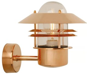 Nordlux - Екстериорен аплик BLOKHUS 1xE27/60W/230V IP54 меден