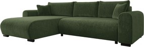 Ъглов диван Merkos-Зелено