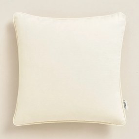 Елегантна калъфка за възглавница в кремав цвят 40 x 40 cm