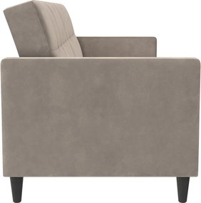 Бежов кадифен диван 203 cm Hartford – Støraa