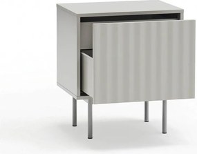 Светлосиво матово нощно шкафче Sierra – Teulat