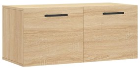 830103 vidaXL Стенен шкаф, дъб сонома, 80x36,5x35 см, инженерно дърво