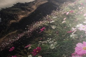 Картина на платно – Ливада от цъфтящи цветя