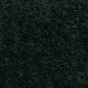 Тъмнозелена пътека от рециклирани влакна 60x230 cm Sheen – Flair Rugs