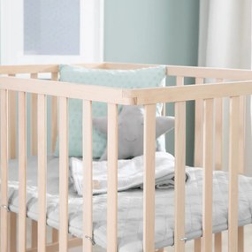 Сива кошара за игра от букова дървесина 75x100 cm Roba style - Roba