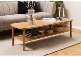 Масичка за кафе от дъб в естествен цвят 50x150 cm Banbury – Actona