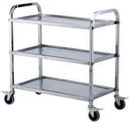Метална количка 3 нива голяма 85x45x89cм 079B(L) GX