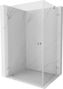 Mexen Lunar-B лява врата за душ кабина 75 x 70 см, прозрачна, хром - 832-075-070-01-00-L