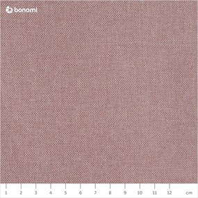 Розово единично легло 120x200 cm тапицирано без ламелно дъно Lena – Meise Möbel