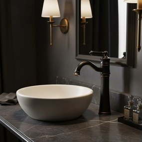 Смесител за мивка Rea Vintage Old Black High