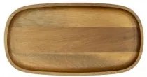 Horecano - Дървено плато овално 26x13,5xh1,9см акация ALAS-(SWO-211218-TSC47)
