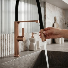 Смесител за кухня REA Lago Brush Copper