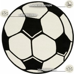 Детски килим , ⌀ 200 cm Football - Hanse Home