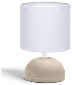 Aigostar - Настолна лампа 1xE14/40W/230V кафяв/бял