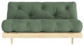 Зелен разтегателен диван 160 cm Roots - Karup Design
