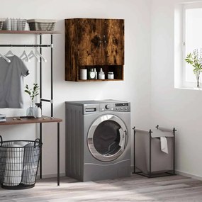 829905 vidaXL Стенен шкаф, опушен дъб, 60x31x70 см, инженерно дърво