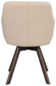 Бежови тапицирани трапезни столове в комплект 2 бр. Alison – Rowico