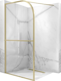 Параван за душ Rea Sky Brush Gold 120