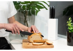 Комплект от 5 ножа в бял държач Caro - Vialli Design