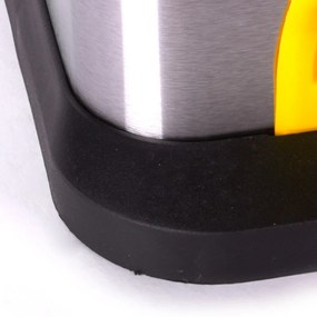 Стоманено кошче за боклук за рециклиране с педал в матово сребрист цвят 2x20 l Tri Selectif – MSV