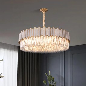 Лампа APP1747-8CP 60 cm Gold
