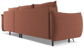 Розов ъглов диван (десен ъгъл) Malie – Makamii