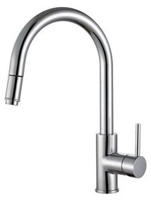 ALVEUS 1129021 - Смесител DELOS с изтегляща се душ слушалка, 38 см, хром