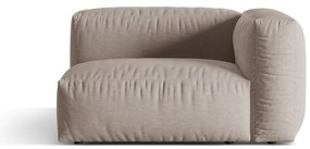 Бежов модул за диван (десен ъгъл) Martina – Micadoni Home