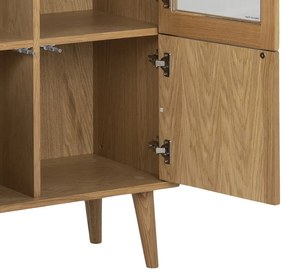 Витрина от дъбов декор 80x178 cm Nagano - Actona