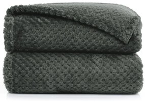 Тъмно сиво одеяло от микрофибър , 210 x 170 cm Henry - DecoKing